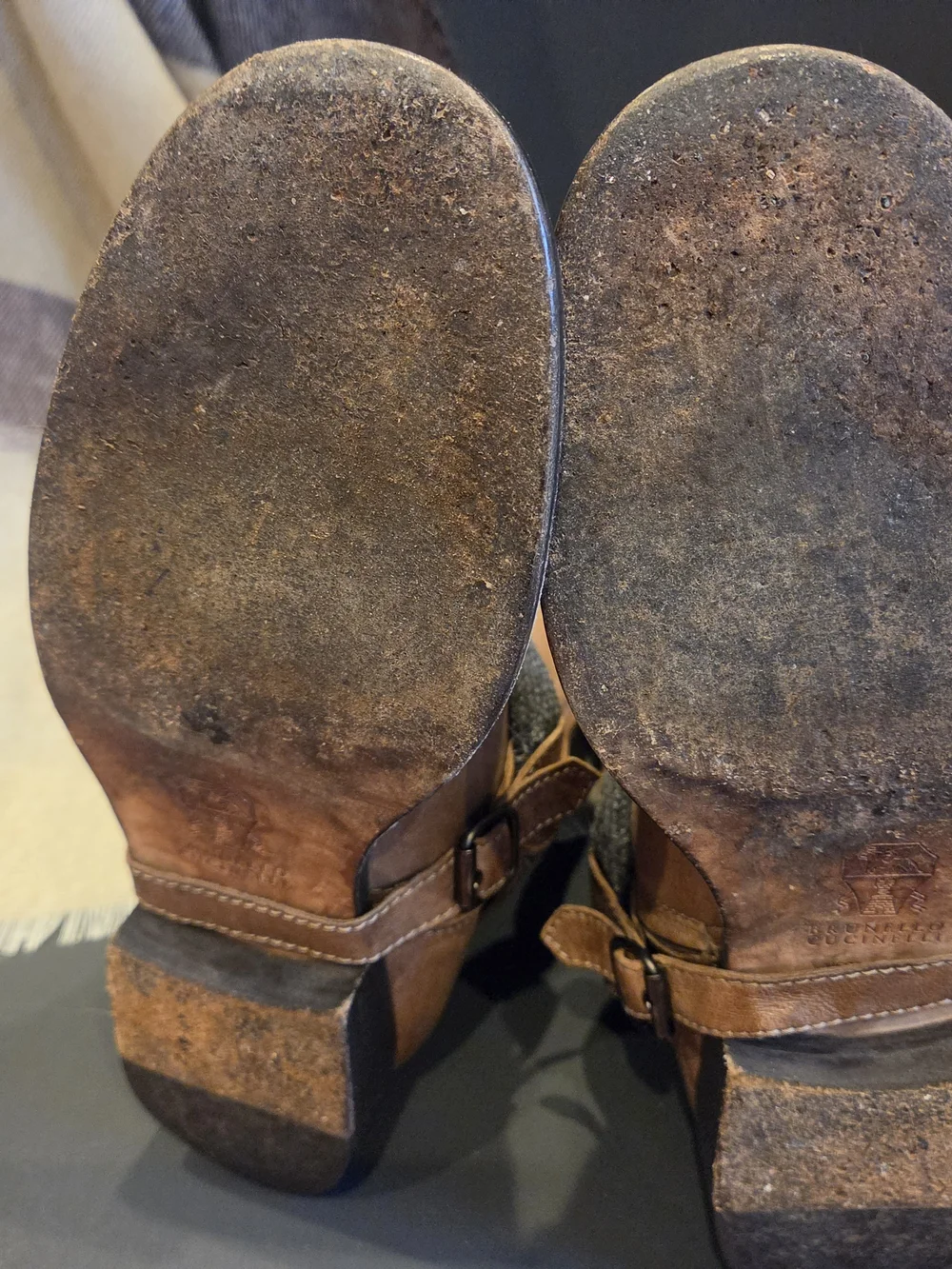 I DIED!! Brunello Cucinelli Brown Leather Riding Boots $2600